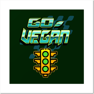 Go Vegan Posters and Art